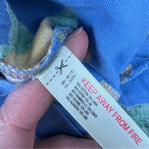 NWT FREE PEOPLE Bom Bom Island Mini Dress Blue Size M - Picture 6 of 6